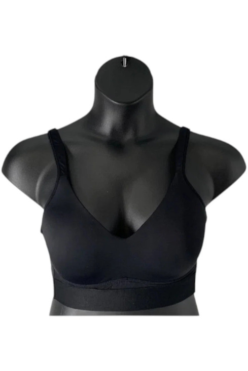 Rhonda Shear Other - Rhonda Shear Molded Cup Bra w/ Mesh Detail Black -